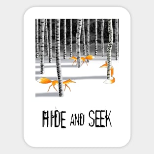 Hide and Seek Sticker